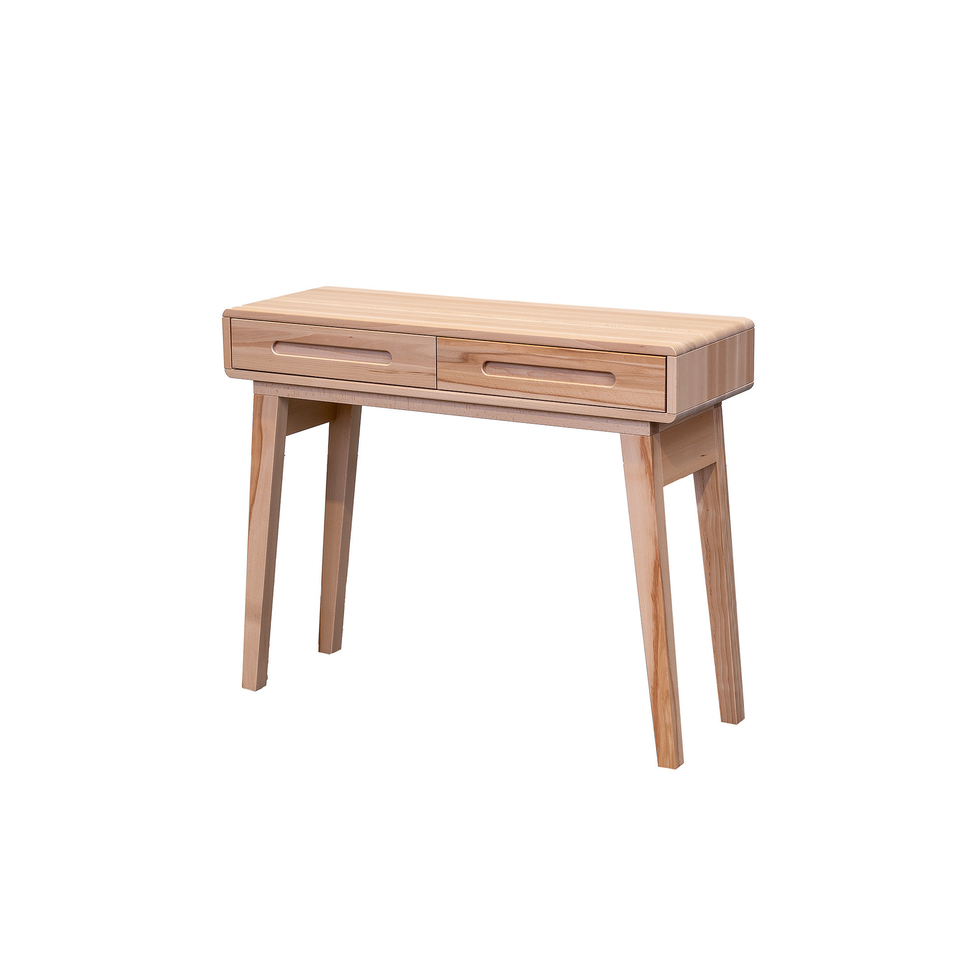 Konsola drewniana bukowa do przedpokoju S-100 cm buk naturalny