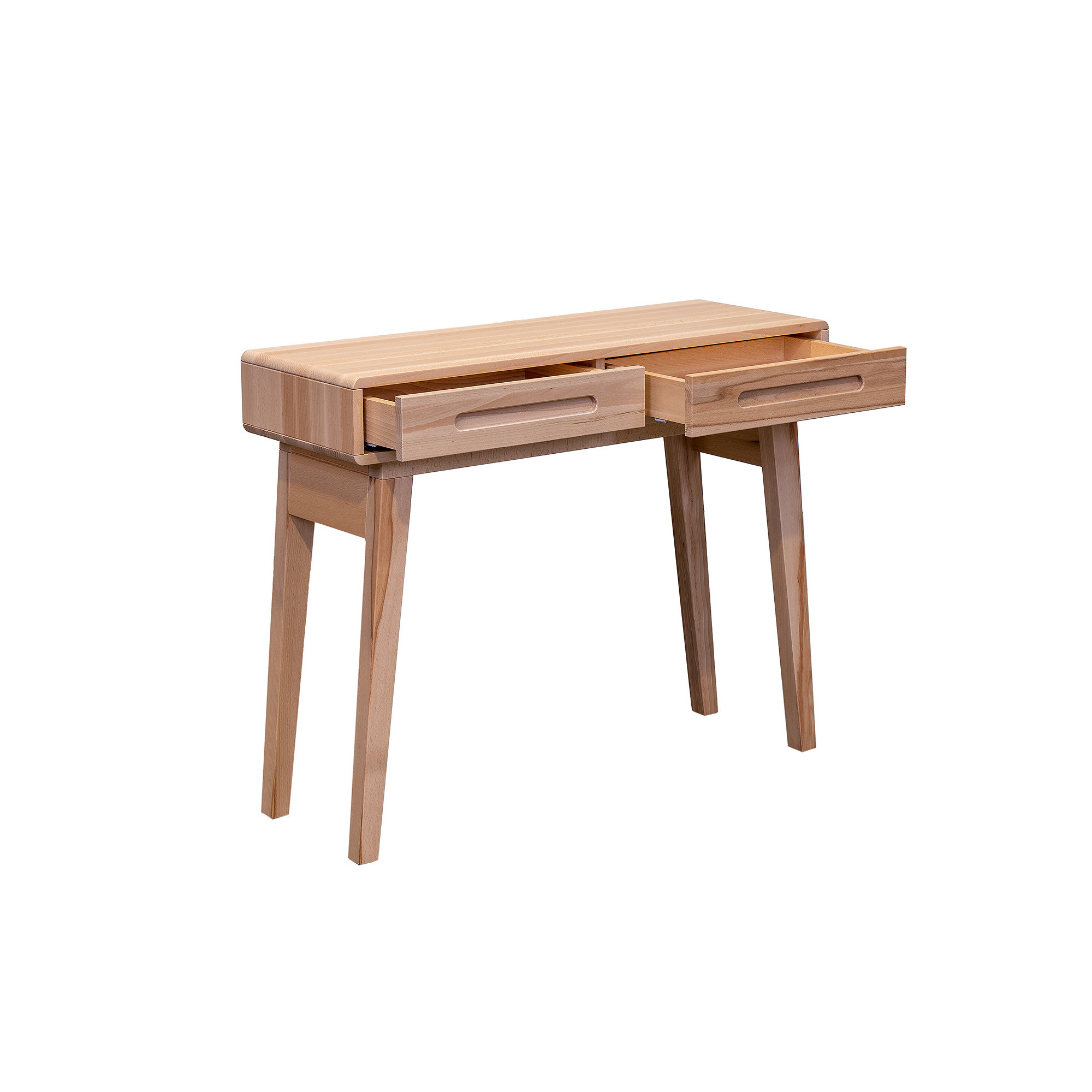 Konsola drewniana bukowa do przedpokoju S-100 cm buk naturalny