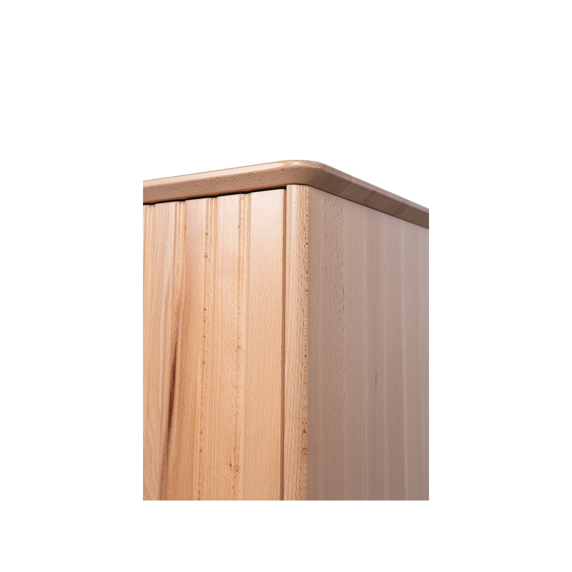Witryna   podwójna drewniana  bukowa  NO 439 orzech amerykański  S-96 CM + przeszkolone drzwiczki