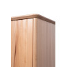Witryna   podwójna drewniana  bukowa  NO 439 orzech amerykański  S-96 CM + przeszkolone drzwiczki